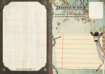 Ansichtkaart Feest in de Sloot